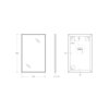 BelBagno SPC-AL-800-900 Зеркало, цвет: хром
