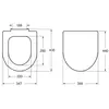 Roca Debba Round ZRU9307607 Сиденье для унитаза rim, дюро, SC