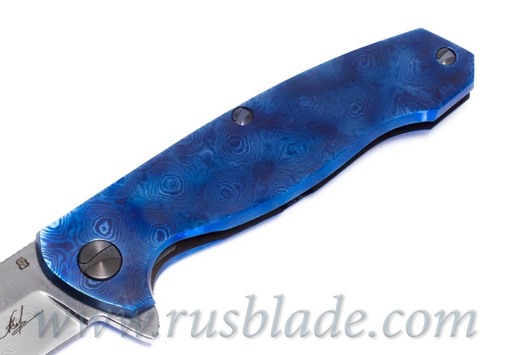 Cheburkov Custom Wolf Damascus Timascus 2 - фотография 