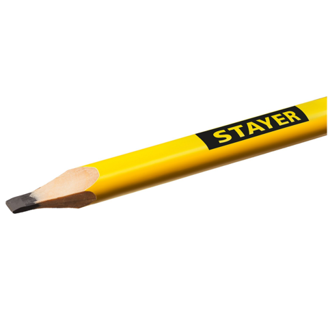 STAYER 180 мм, HB, строительный карандаш плотника (0630-18) (12штук)