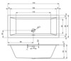 Riho Rething Cubic B105001005 Ванна 170x75