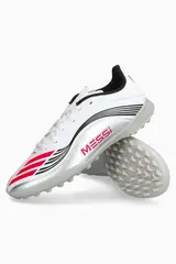 Сороконожки adidas F50 League Messi TF Junior - серебряный