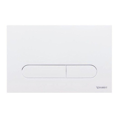 Duravit DuraSystem WD5009011000/WF5100011010 Клавиша смыва, для унитаза, шгв 230*6,5*150,5, цвет-белый