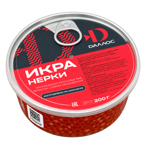 Икра красная нерки, 200г