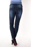Джинсы для беременных (SKINNY) 09336 синий