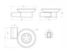 Cezares Stylus STYLUS-SODS-NOP Мыльница, цвет: чёрный