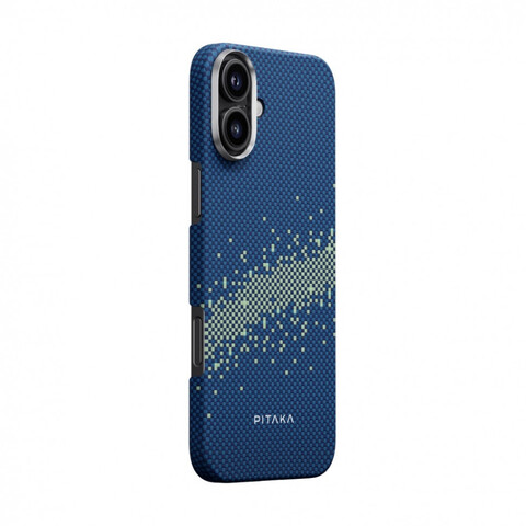 Чехол Pitaka Tactile Woven для iPhone 16 Plus, Милки Уэй | Milky Way Galaxy