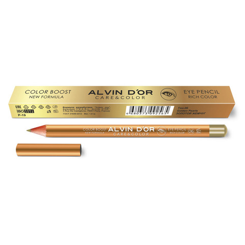 .Alvin D`or P-19 Карандаш для глаз  Color Boost  тон 06 golden pearls