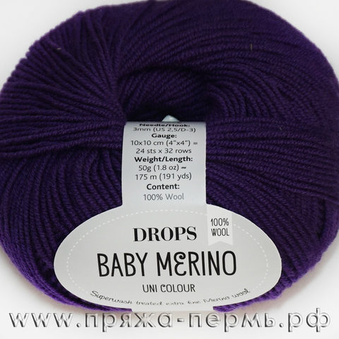 Пряжа Дропс Baby Merino (Беби мерино) 11141144_444
