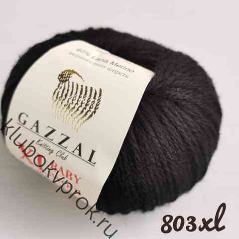 GAZZAL BABY WOOL XL 803, Черный