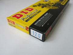 Цепь DID 520 DZ2 GB золотая 120 звеньев