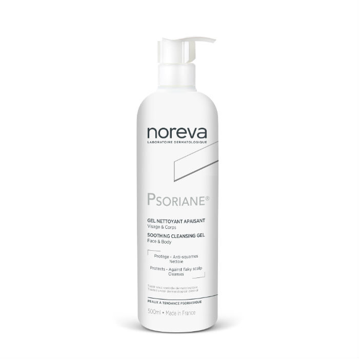Очищающий кератолитический гель Noreva Psoriane Gel Nettoyant Apaisant 500 мл