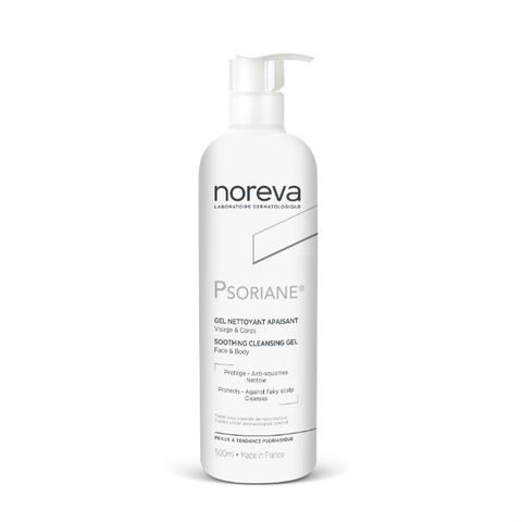 Очищающий кератолитический гель Noreva Psoriane Gel Nettoyant Apaisant 500 мл