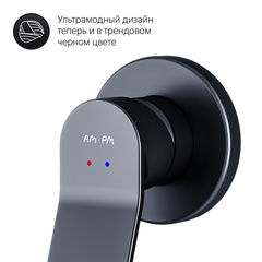 Гигиенический душ со смесителем, черный,, AM.PM X-Joy - F40H85A22