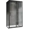 Abber AG30140B-S90B-S90B Душевой уголок, 140x90x195, цвет: чёрный