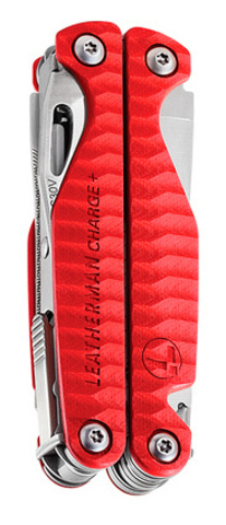 Мультитул Leatherman Charge Plus G10 100 mm, 19 функций, красный, кробка картонная (832778)