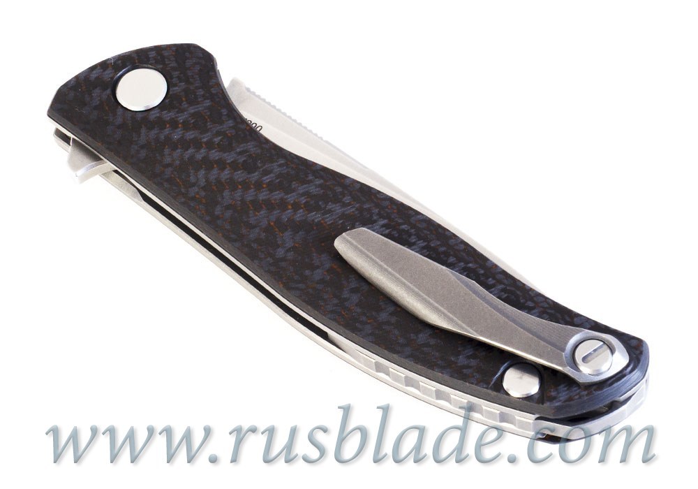 Shirogorov F3 M390 Exclusive Orange CF MRBS - фотография 