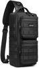 Картинка рюкзак однолямочный Ozuko 9661 black - 10