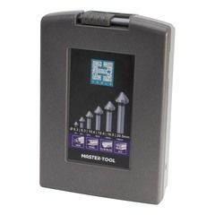 Набор зенковок 60° 6,3-20,5мм DIN334C 3z HSSE-Co5 6шт H-Tools 896806EHT
