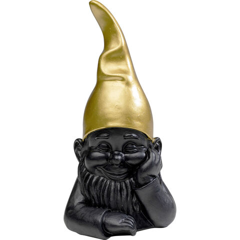 Фото: Фигура декоративная Gnome «Гном» 21 см, Чёрный - основной вид