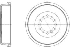 Барабан тормозной G-brake  GD-06209