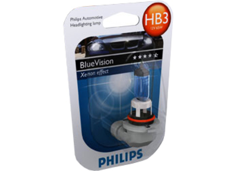 Галогенные лампы Philips HB3 Blue Vision (4000K) (1шт.) Галогенные лампы Philips HB3 Blue Vision (4000K) (1шт.)