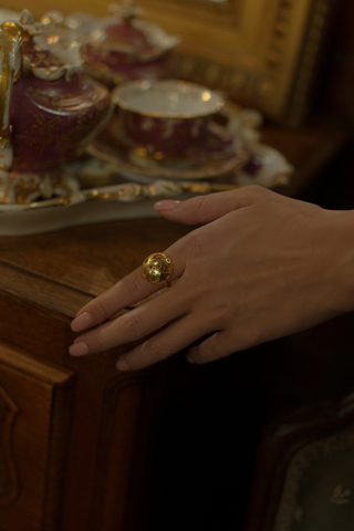 Кольцо Вселенная, серебро 925, позолота 18k 2