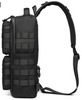 Картинка рюкзак однолямочный Ozuko 9661 black - 2