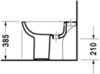 Duravit D-Code 22381000002 Биде напольное
