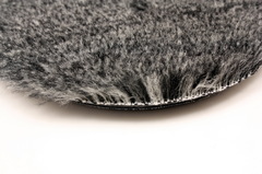 GlossWork Black&White Wool Pad Черно-белый меховой полировальный круг 125мм