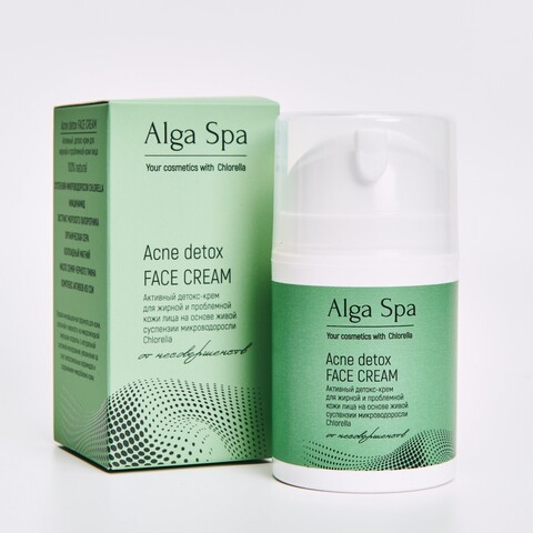 Крем для жирной и проблемной кожи Acne Detox | Alga Spa