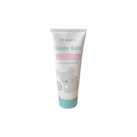 Liv-delano Happy Baby Крем защитный под подгузник от опрелостей для младенцев 0+ 75г