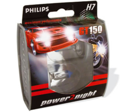 Галогенные лампы Philips H7 Power2Night GT150 + 50% (2шт.) Галогенные лампы Philips H7 Power2Night GT150 + 50% (2шт.)