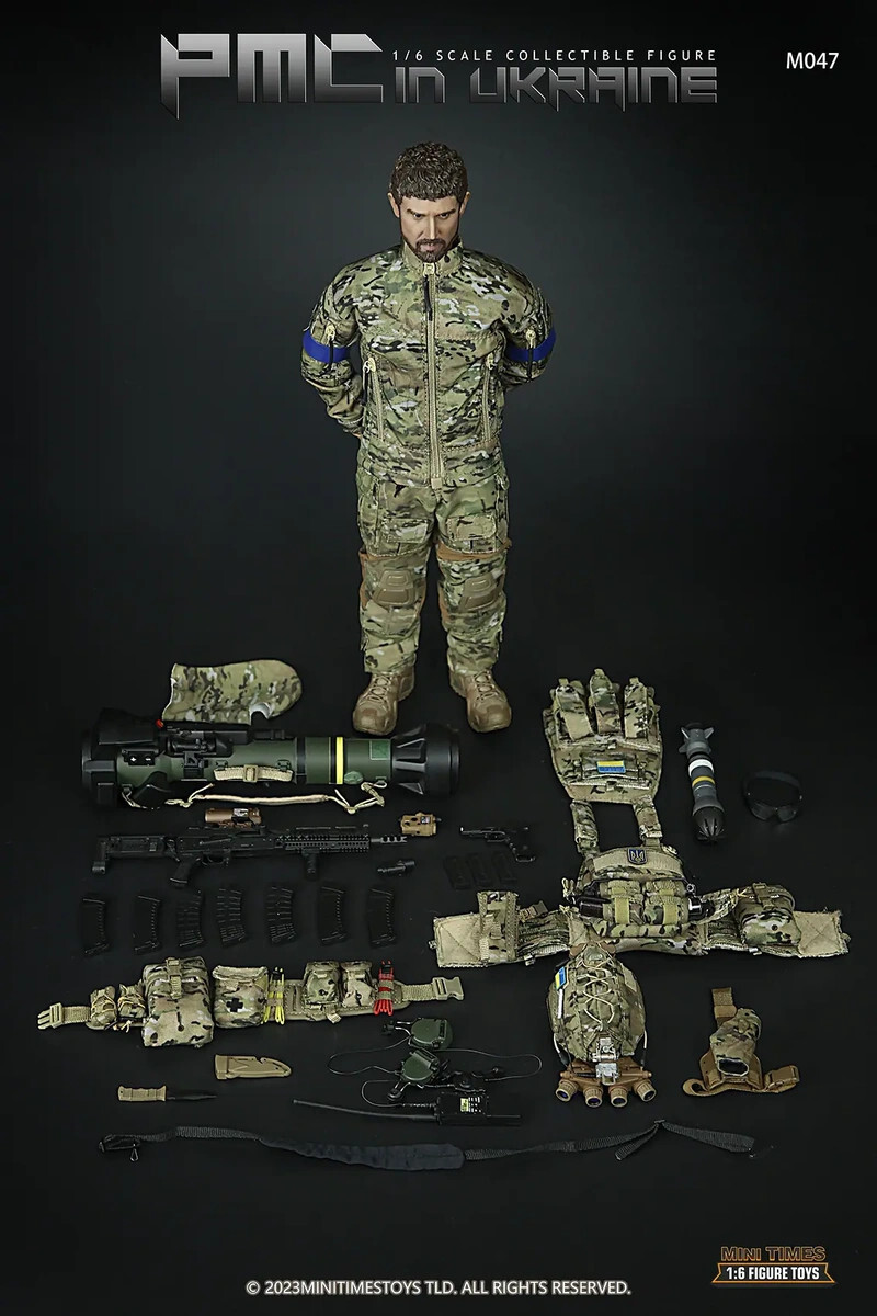 Фигурка Боец ЧВК в Украине масштаб 1/6