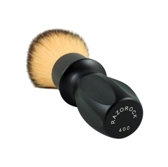 Помазок Для бритья RazoRock 400 Plissoft черная матовая ручка