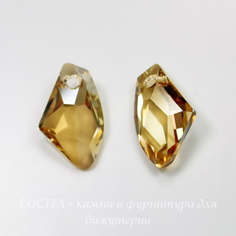 6656 Подвеска Сваровски Galactic Vertical Crystal Golden Shadow (19 мм)