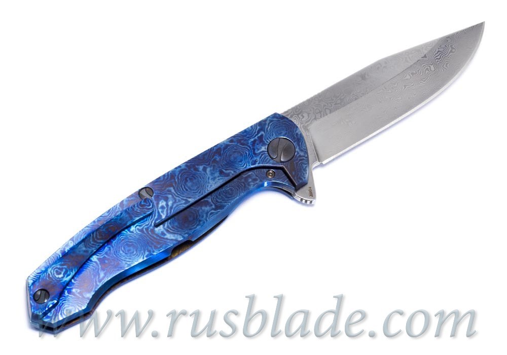 Cheburkov Custom Wolf Damascus Timascus 2 - фотография 