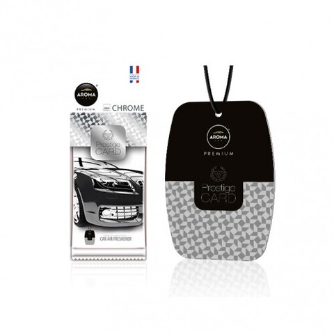 AROMA CAR Ароматизатор картонный PRESTIGE CARD Black