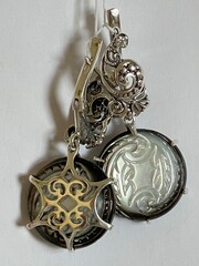Айседора (серьги из серебра)