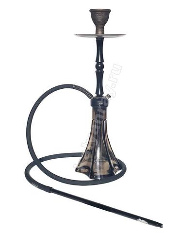 Кальян MattPear Simple M Black Gray - 62 см