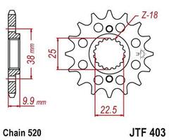 Звезда ведущая JTF403 13