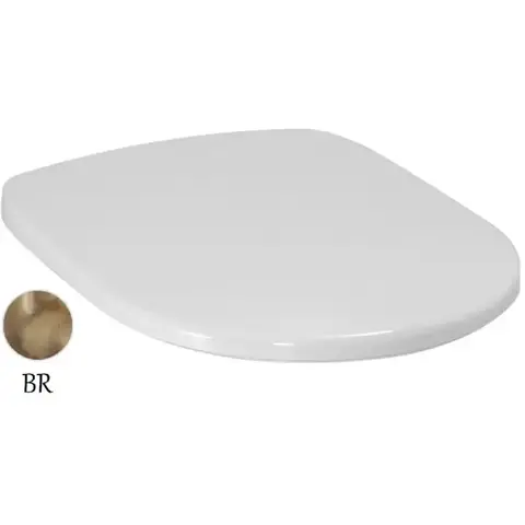 ArtCeram AZA001 01 72 BI/BR Сиденье для унитаза с микролифтом, цвет: белый