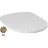 ArtCeram AZA001 01 72 BI/BR Сиденье для унитаза с микролифтом, цвет: белый