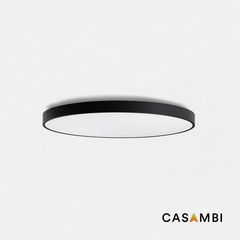 Domio черный Потолочный светильник Ø800 78W PRISM 3000K CRI80 Casambi
