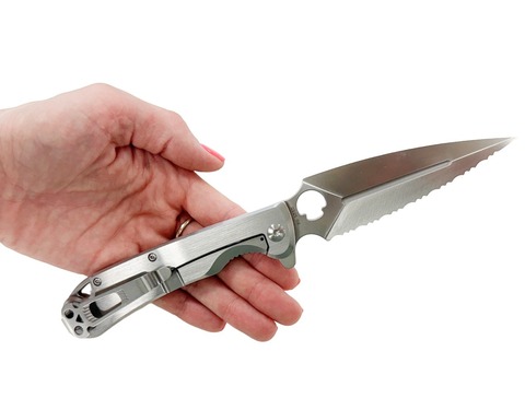 Нож Arrow frame lock full serrated, DAGGERR, FM02-1FRST STSR