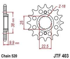 Звезда ведущая JTF403 13