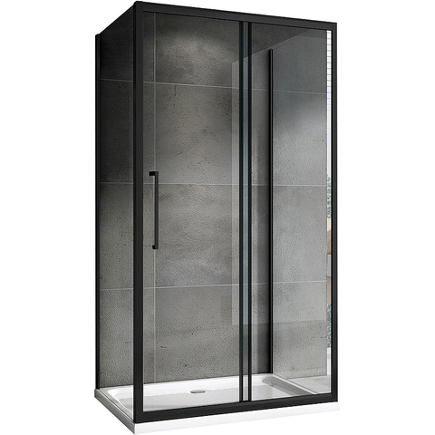 Abber Schwarzer Diamant AG30170BH-S85B-S85B Душевой уголок, 170x85x195, цвет: чёрный