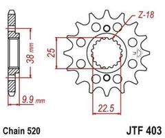 Звезда ведущая JTF403 13