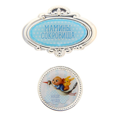 Рамка металлическая, декор для скрапбукинга, 2 шт.