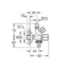 GROHE 22035000 Вентиль угловой